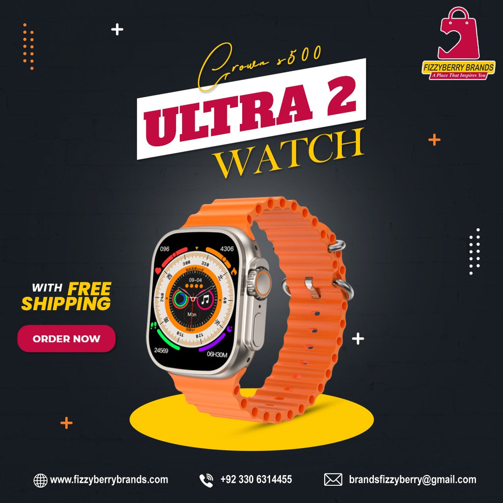 Ultra 2 Smart Watch by FizzyBerry – Style Meets Innovation
